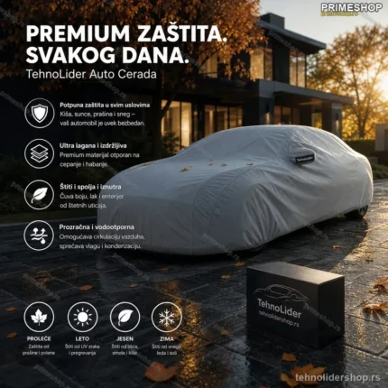 Prekrivač za auto — zaštitna navlaka za automobil (veličine L i XL)
