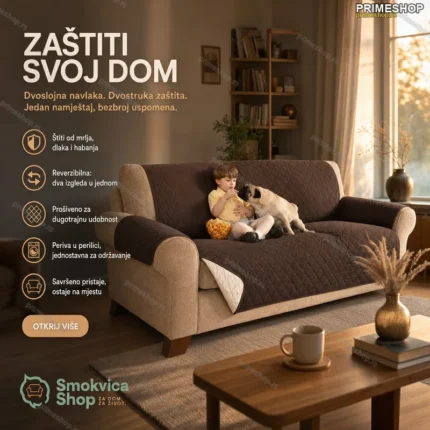 Prekrivač za krevet sa dva lica