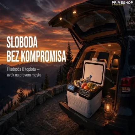 Prenosivi Auto Frižider 12L – Hlađenje i Grejanje 12V/220V