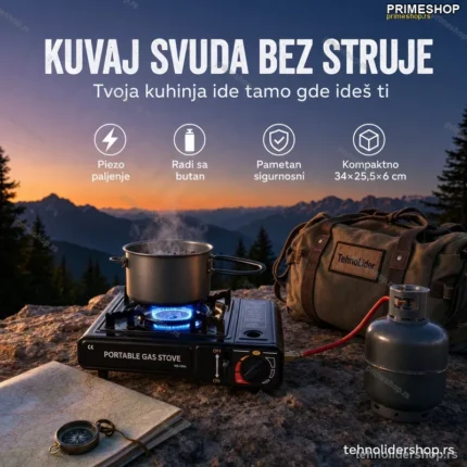 Prenosivi Plinski Rešo – Kuvanje na Otvorenom bez Struje