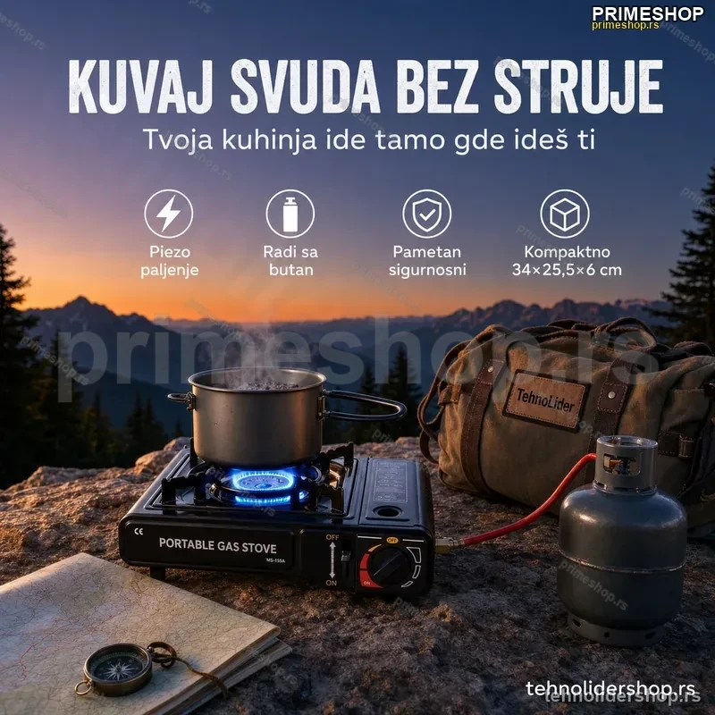 Prenosivi Plinski Rešo – Kuvanje na Otvorenom bez Struje Prenosivi Plinski Rešo – Kuvanje na Otvorenom bez Struje