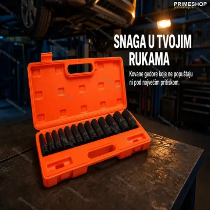 Profesionalni Set Kovanih Dubokih Gedora 1/2" – 10 Komada 10-30mm