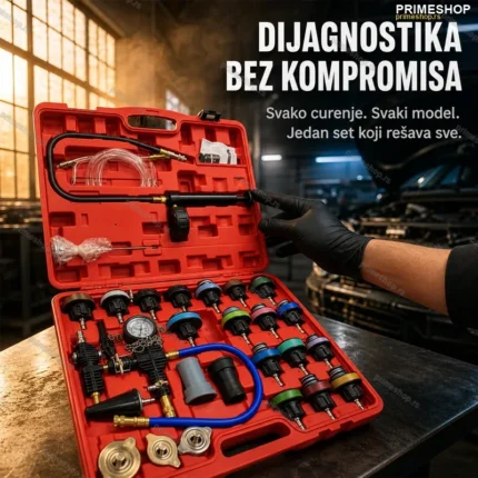 Profesionalni set za testiranje rashladnog sistema automobila