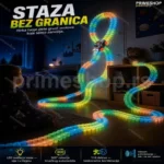 Promenljiva Staza sa LED Svetlećim Trkačkim Automobilom