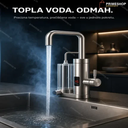 Proočna slavina sa grejačem i filterom za vodu — 3300W