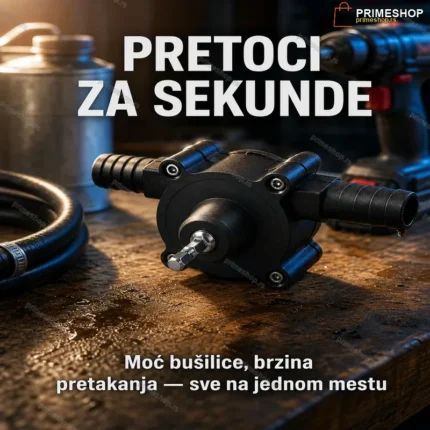Pumpa za pretakanje tečnosti na bušilicu — 20-30 l/min