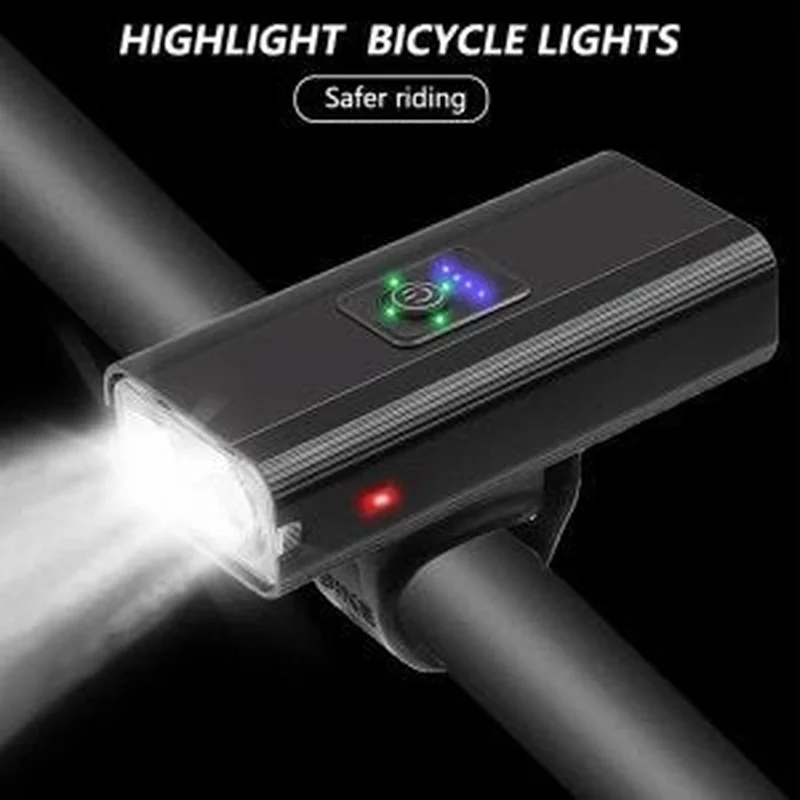 Punjiva LED lampa za bicikl — vodootporna, 6 modova lampa za bicikl - u upotrebi