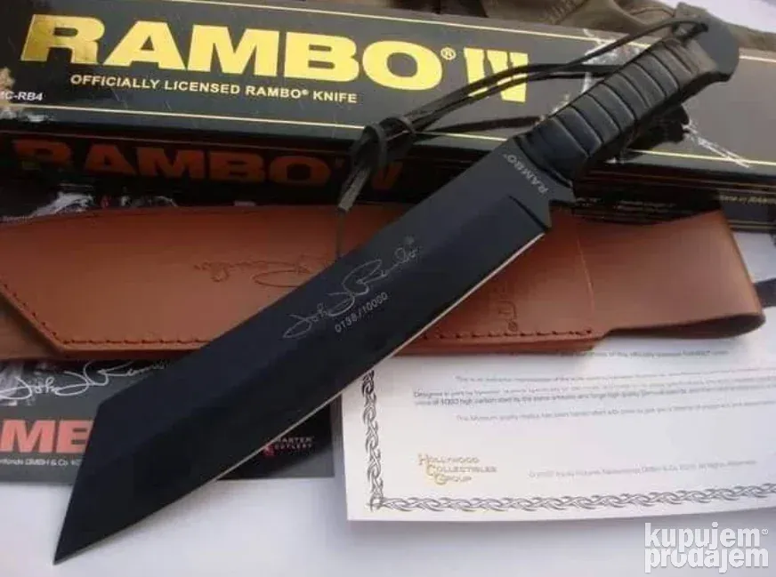 Rambo mačeta za lov, kampovanje i ribolov — 45cm