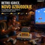 Retro konzola sa pištoljem i UGRAĐENIM igricama