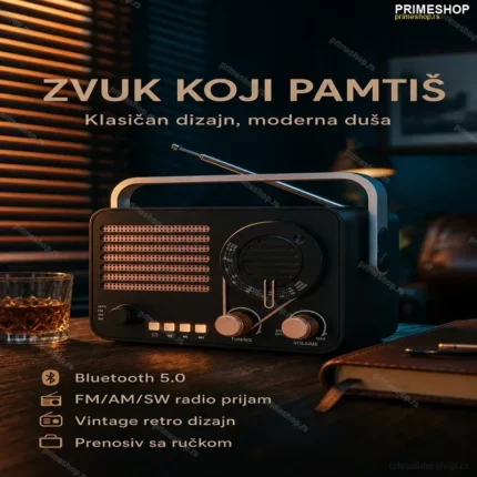 Retro radio Bluetooth zvučnik