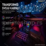 RGB LED Trake za Auto Enterijer – Set od 4 Komada sa App Kontrolom