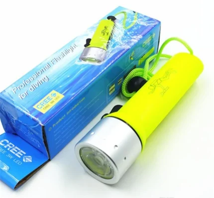 Ronilačka LED lampa vodootporna — baterijska, do 20 m dubine