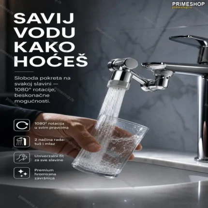 Rotirajući adapter slavine Splasher