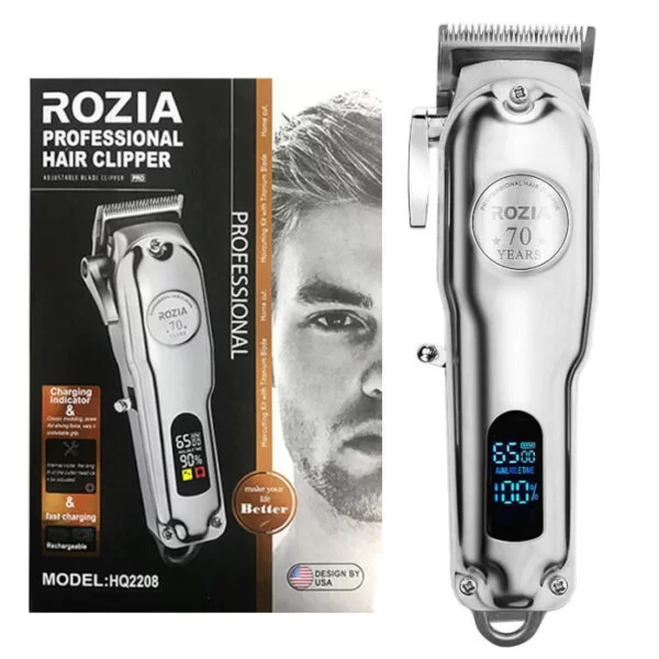 Rozia HQ2208 mašinica za šišanje sa LED displejem mašinica za šišanje - prednja strana