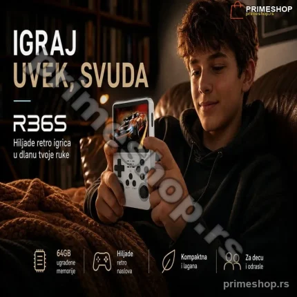 Ručna Konzola Game Master R36S 64GB – Retro Gaming Za Decu i Odrasle