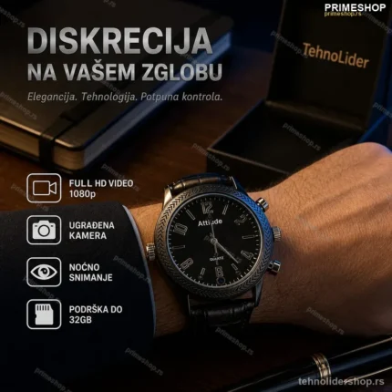 Sat sa Skrivenom Kamerom 1080P – Diskretno Snimanje u Stilu