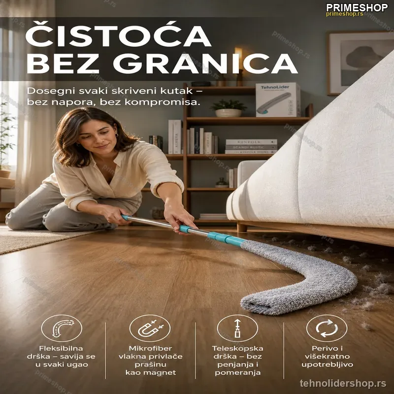 Savitljivo Brisko za Čišćenje Teško Dostupnih Mesta – Fleksibilna Drška Savitljivo Brisko za Čišćenje Teško Dostupnih Mesta – Fleksibilna Drška