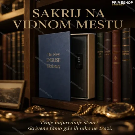 SecretBook™ – Skriveni sef u obliku knjige za novac, nakit i dokumente