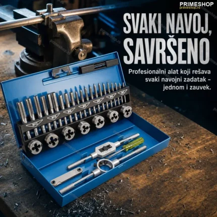 Set Alata za Narezivanje i Urezivanje Navoja – 32 Komada