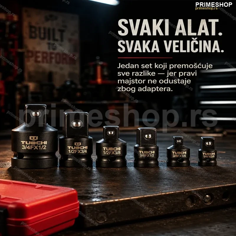 Set Reducira za Gedore – 6 Komada, Sve Standardne Veličine Set Reducira za Gedore – 6 Komada, Sve Standardne Veličine