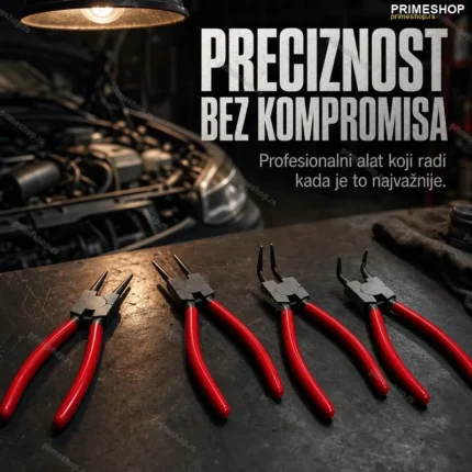Set Zeger Klešta 320mm – 4 Komada sa Torbicom za Profesionalce