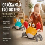 Šetajuća KRABA sa MUZIKOM i senzorom pokreta