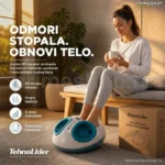 SHIATSU 3D Masažer za Stopala sa Infracrvenim Zagrevanjem i Vazdušnim Jastučićima