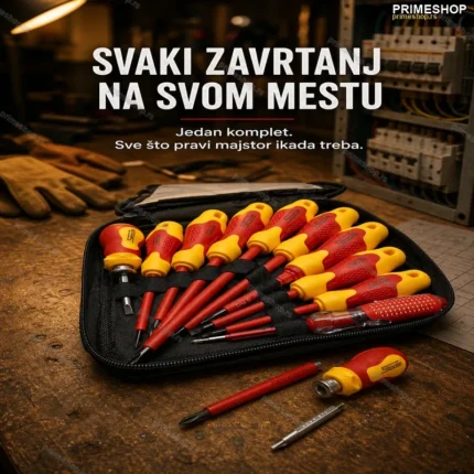Sibate Set od 10 Šrafcigera – Komplet za Električare i Kućne Radove