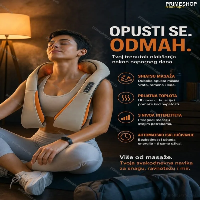 Šijacu masažer vrata, ramena, leđa