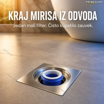 Silikonski filter protiv mirisa iz odvoda — sprečava insekte i neprijatne mirise