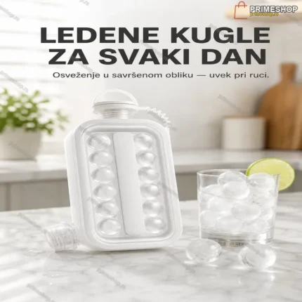 Silikonski kalup za ledene kugle u obliku flaše