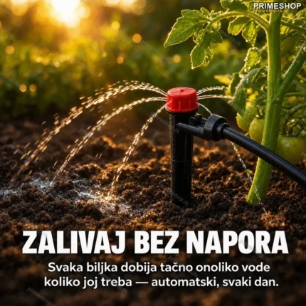 Sistem za navodnjavanje kap po kap - 10 metara sa kompletnim priborom