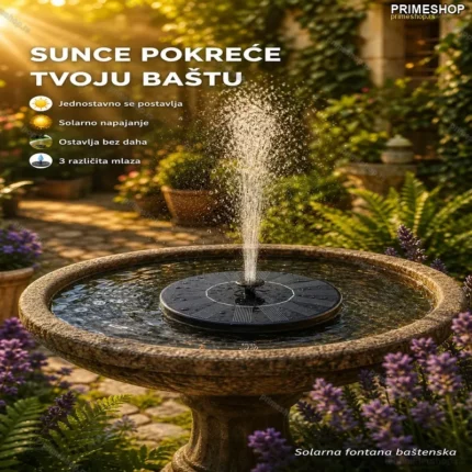 Solarna fontana baštenska