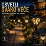 Solarne LED Lampe ABQ – 03 – Set od 6 Lampi!