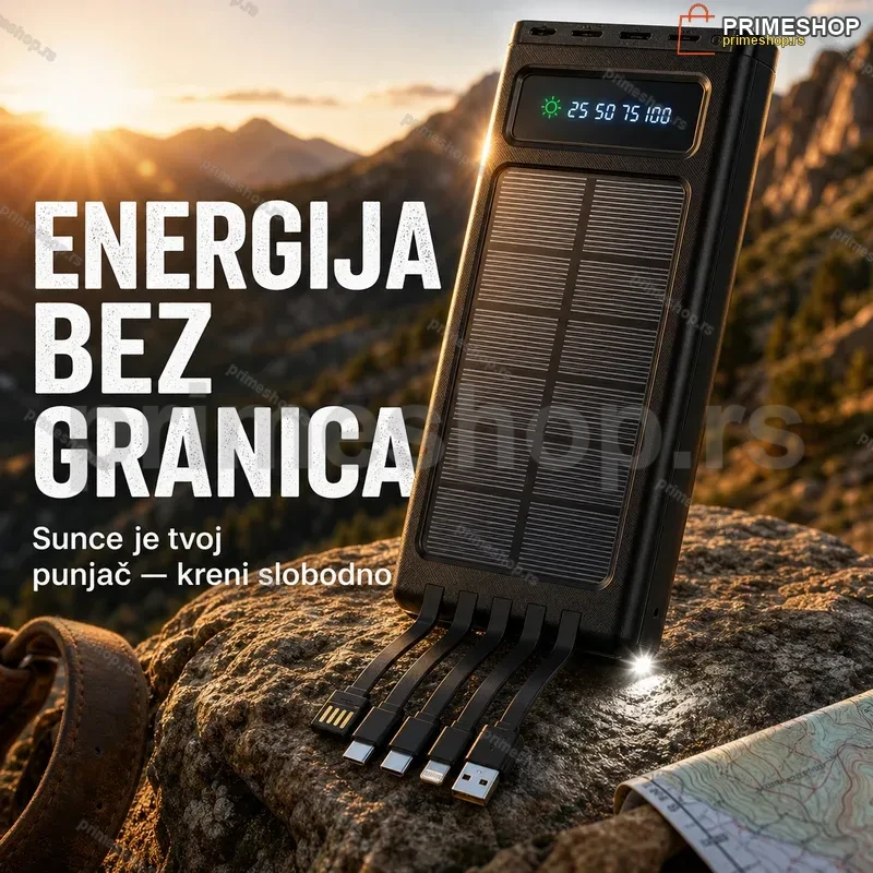 Solarni punjač za telefon 20000mAh