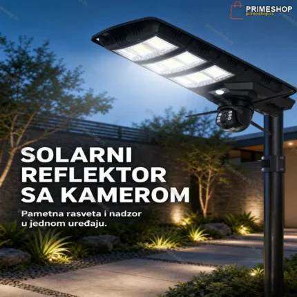Solarni Reflektor sa Ip PTZ 4G kamerom 2u1