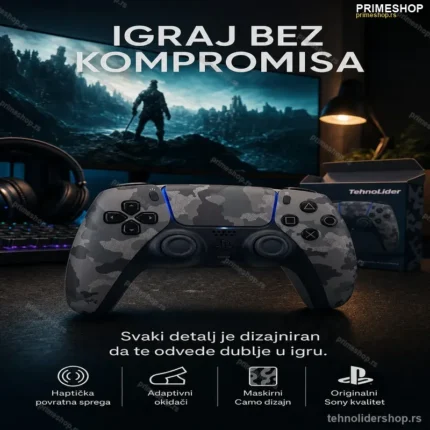 Sony PlayStation 5 DualSense Gamepad – Camo Maskirni Dizajn