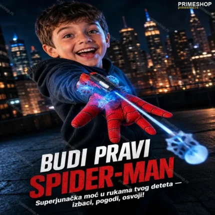 Spajdermen Rukavica sa Izbačajem Strelice za Decu — Igračka Spider-Man