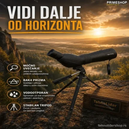 Spotting Scope Teleskop 12-36x50 – Zum za Posmatranje Prirode