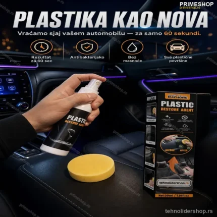 Sprej za obnavaljanje plastike u kolima