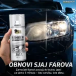 Sprej za Poliranje Farova – Vraća Sjaj Zamućenim i Požutelim Farovima
