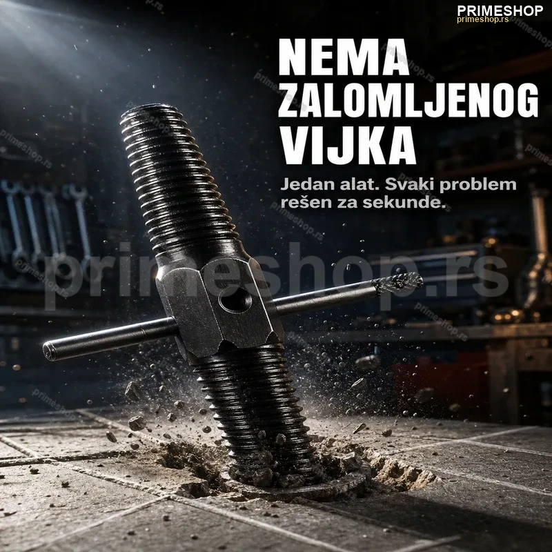Šraf za Izvlačenje Zalomljenih Cevi i Vijaka – Profesionalni Ekstraktor Šraf za Izvlačenje Zalomljenih Cevi i Vijaka – Profesionalni Ekstraktor