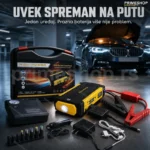 Starter Akumulatora sa Kompresorom – Mobilni Punjač i Jump Starter za Auto