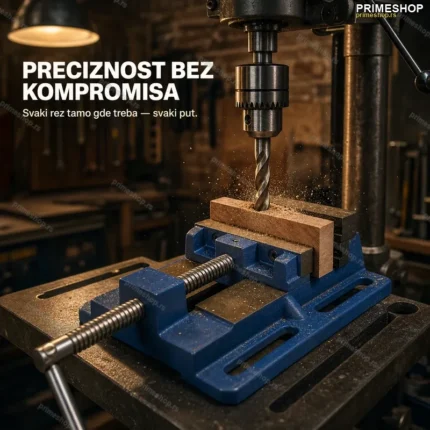 Stega za Stubnu Bušilicu 150mm — Čelične Čeljusti, Precizno Stezanje