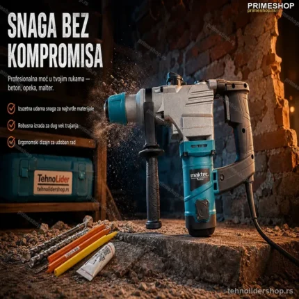 Štemovalna Mašina 1800W — Moćna Stemarica za Bušenje i Štemovanje