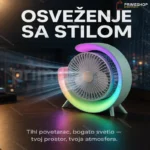 Stoni Ventilator Sa 3 Brzine i Svetlom