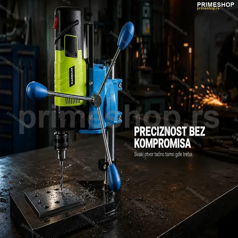 Stubna Bušilica 1200W – Precizna Stona Bušilica za Metal i Drvo Stubna Bušilica 1200W – Precizna Stona Bušilica za Metal i Drvo