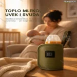 Superbrzi USB Grejač Flašice za Bebe – 3 Nivoa Temperature