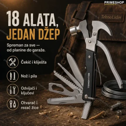 TacTool Džepni alat 18 u 1