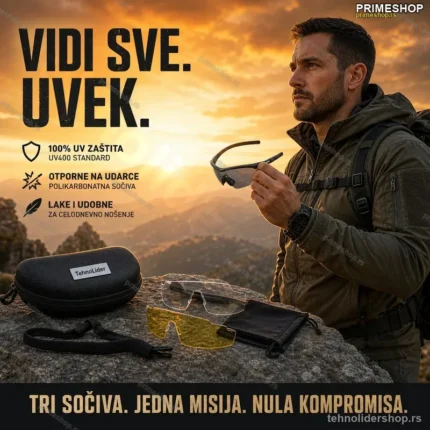Taktičke Vojne Naočare 5.11 Military sa Izmenjivim Staklima